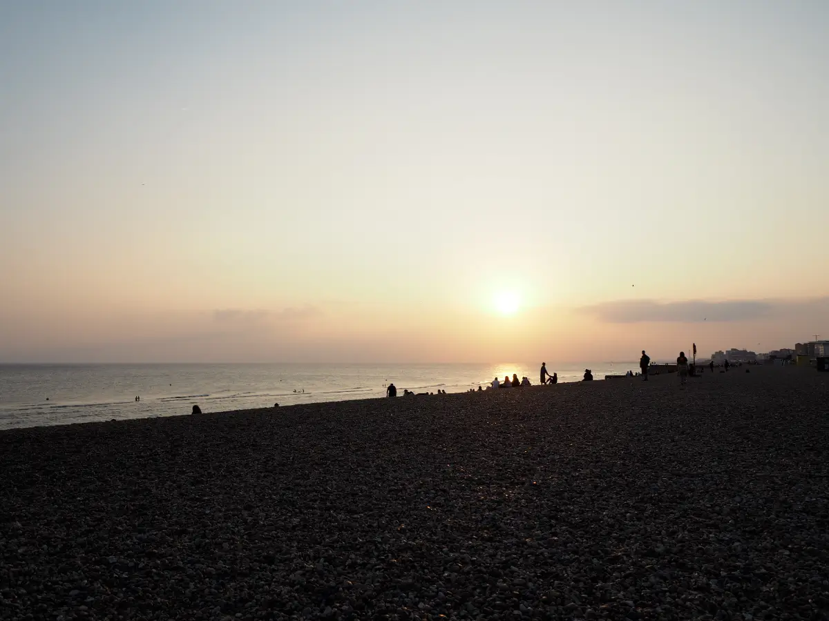 ブライトンの夕日