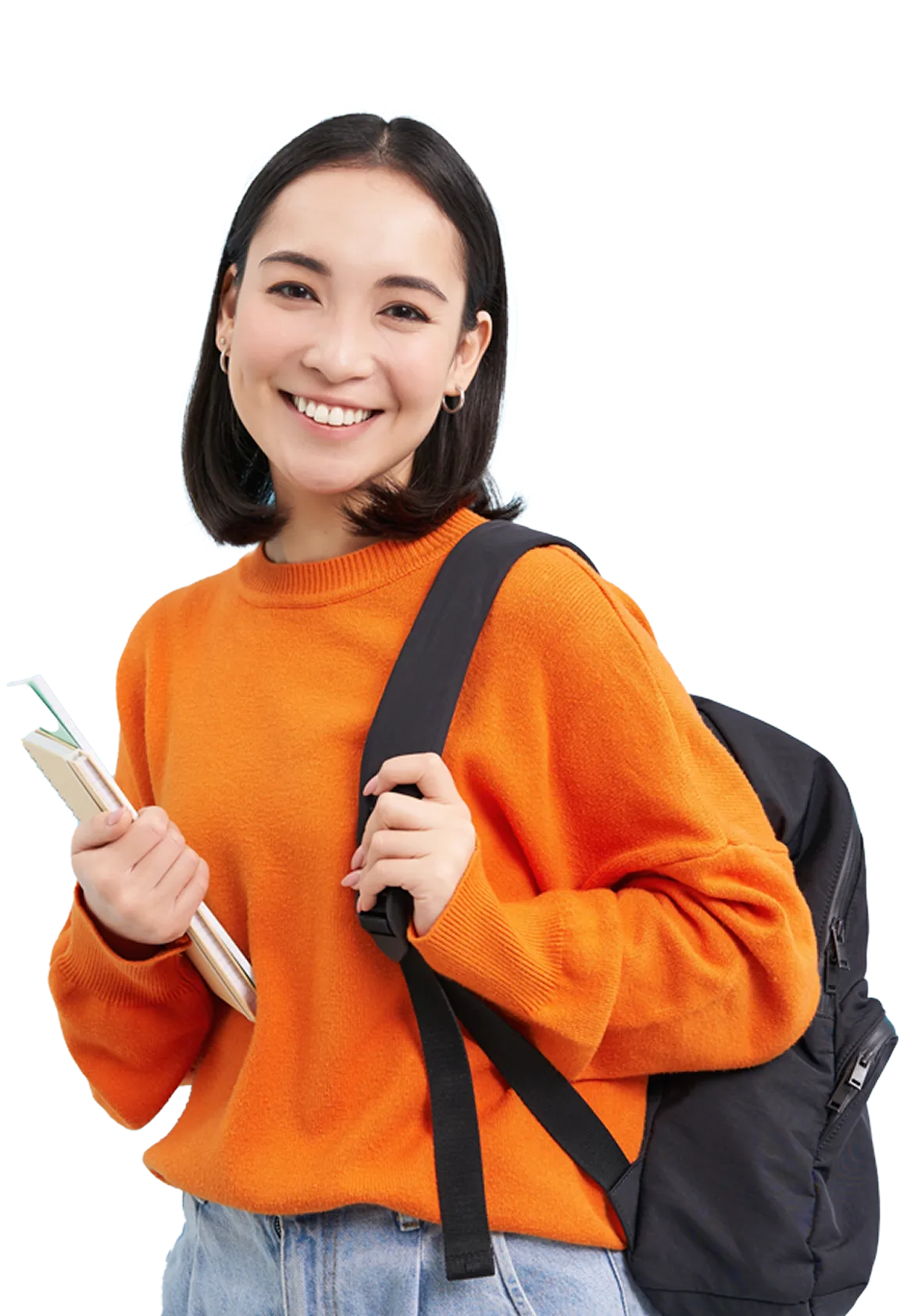 留学している女性のイメージ