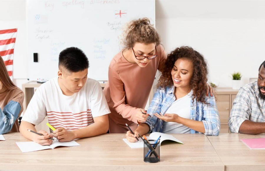 語学学校　授業