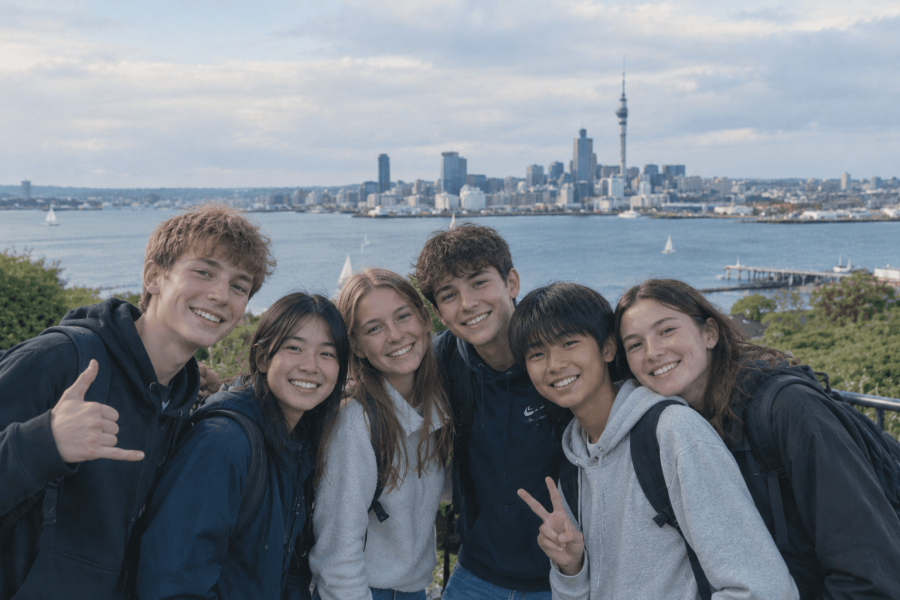 ニュージーランド　短期留学　小学生　中学生