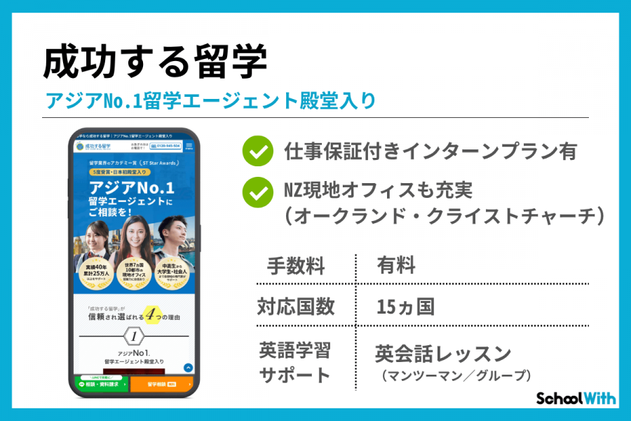 ニュージーランド留学 エージェント おすすめ