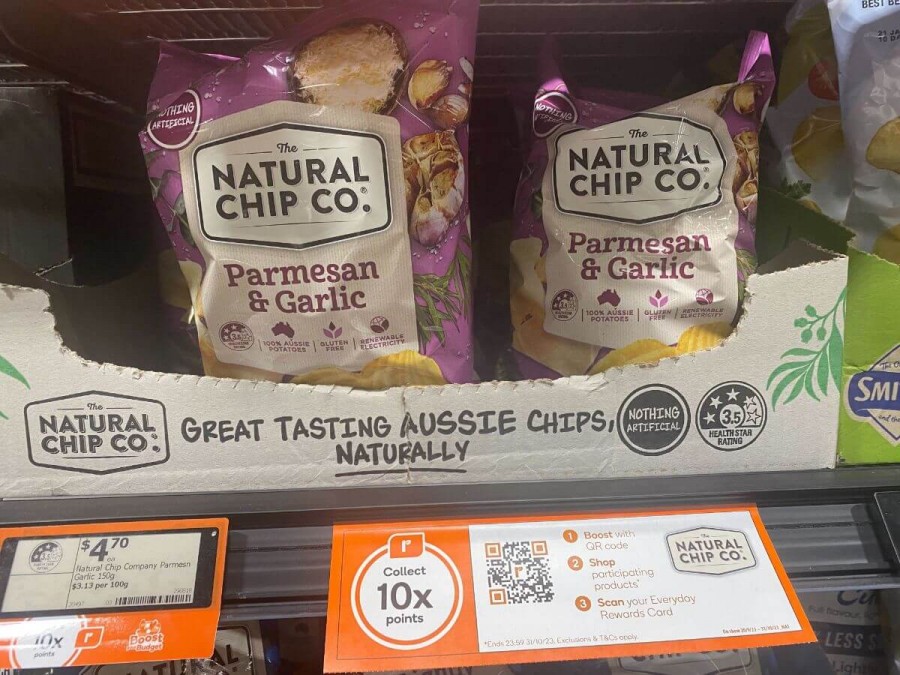 オーストラリア　お菓子 Natural Chip Co.