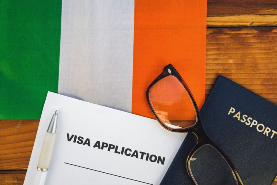アイルランド国旗 パスポート