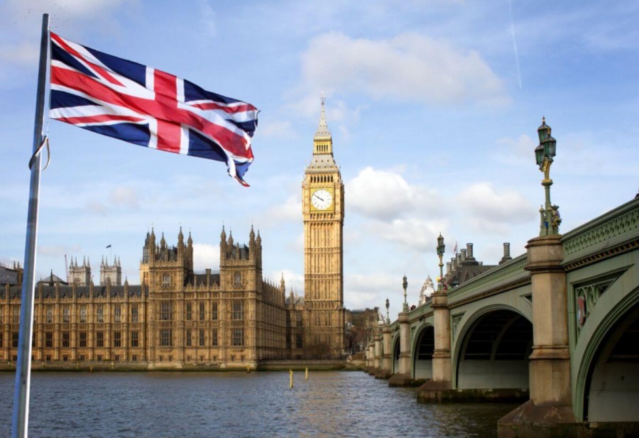イギリス　ワーキングホリデー　国旗