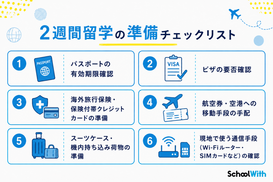 2週間 留学