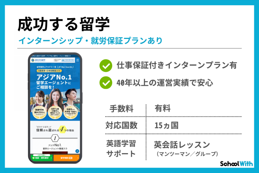 社会人留学　おすすめエージェント