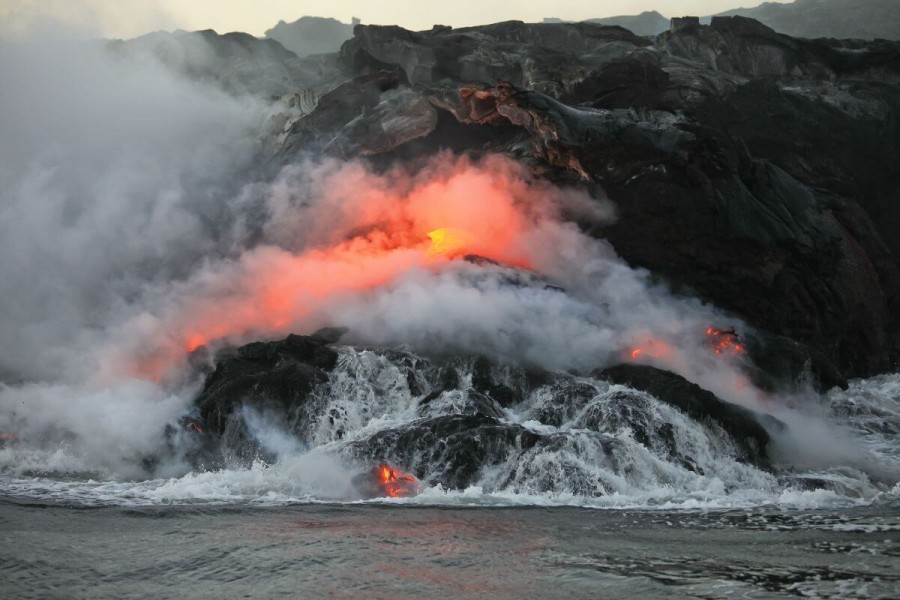 アメリカ 世界遺産　ハワイ火山国立公園
