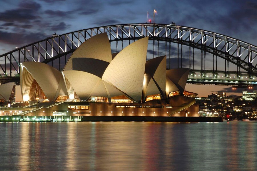 オーストラリア　世界遺産　シドニー・オペラハウス