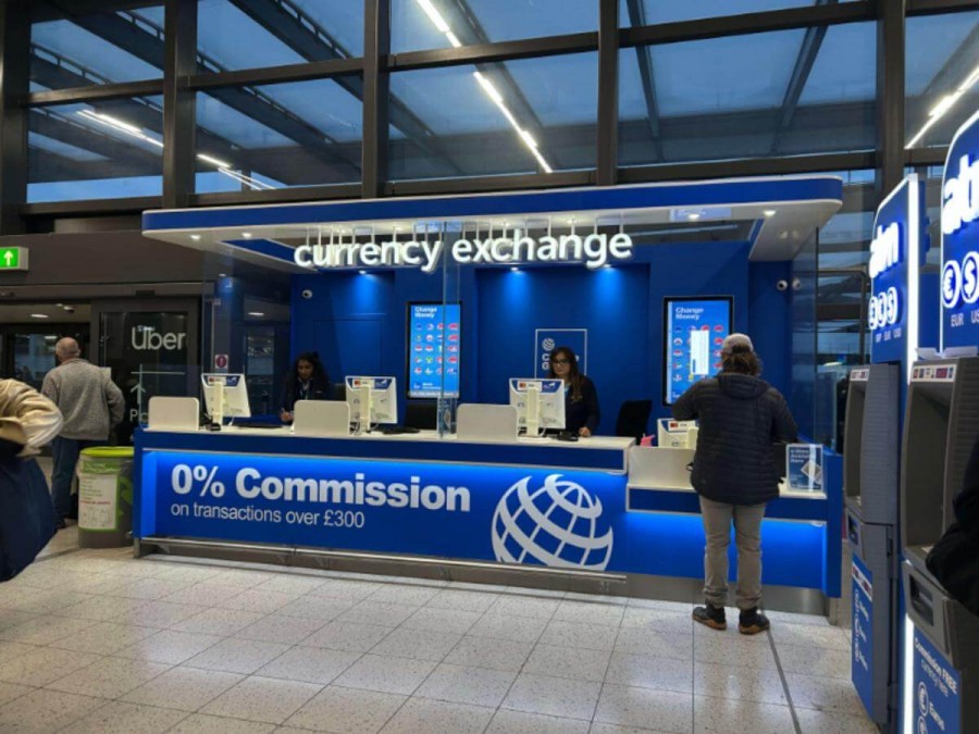 イギリス　両替