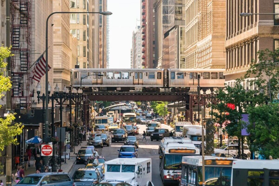 シカゴ 留学 メリット 交通網が整っている