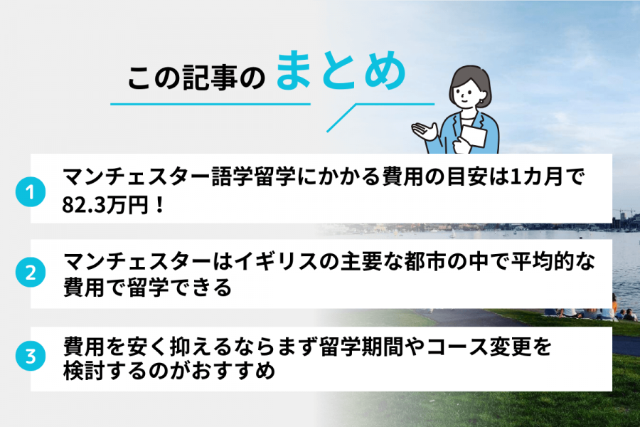 マンチェスター 留学 費用