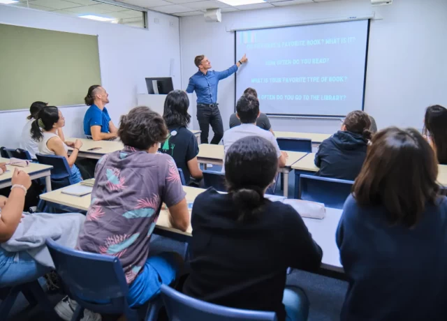 ラングポーツ イングリッシュ ランゲージ カレッジ ゴールドコーストの授業風景
