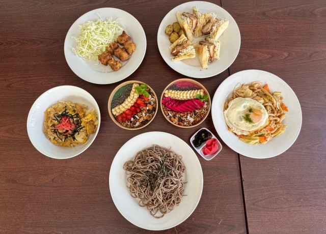 日本食を多く取り入れたメニュー構成！