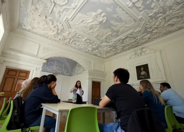 伝統的なイギリスの雰囲気、18世紀の邸宅