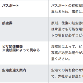 留学に必要な持ち物リスト