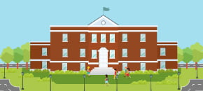 大学のキャンパスで学べる語学学校